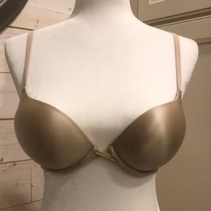 Maidenform Push Up & In Beige Bra - New - 34B